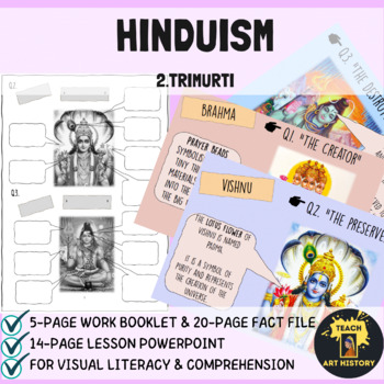 Preview of World Religions Hinduism Lesson on Trimurti
