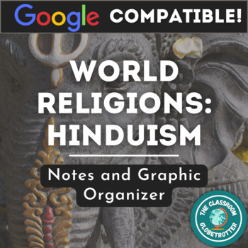 Preview of World Religions: Hinduism - Notes and Graphic Organizer - NO PREP!