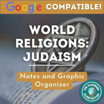 Preview of World Religions: Judaism - Notes and Graphic Organizer - NO PREP!
