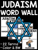 World Religions Judaism Printable Illustrated Word Wall