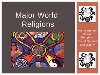 Preview of World Religions - Power point - 5 Major Denominations