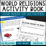 World Religions Printable Book with Readings and Activities
