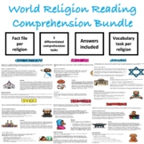 World Religions Reading Comprehension Bundle