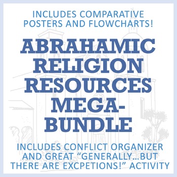Preview of Abrahamic Religions Resource Bundle (Judaism, Christianity, Islam, Middle East)