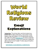World Religions Review - Emoji Explanations