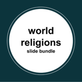 World Religions Slides Bundle: Buddhism, Islam, Christiani