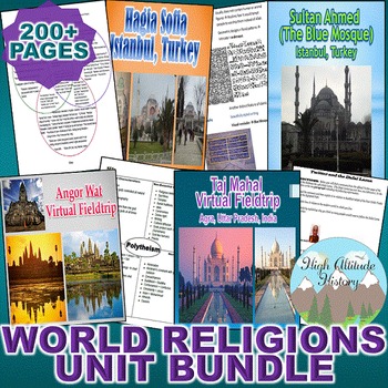 Preview of World Religions Unit Bundle (World History)