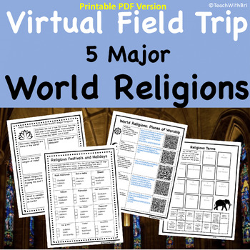 Preview of World Religions Virtual Field Trip for Middle and High School