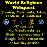World Religions Webquest (Judaism, Christianity, Islam, Hi