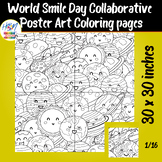 World Smile Day Collaborative Poster Art Coloring - Planet