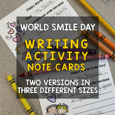 World Smile Day Writing Activity Kindness Activity