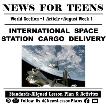 Preview of World_Supplies to International Space Station_Current Event Article Reading_2023