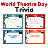 World Theatre Day Trivia, Questions and Answers, Quiz, 40 Cards