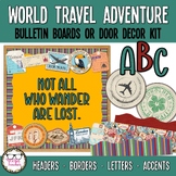 World Travel Adventure Bulletin Boards Wall and Door Decor