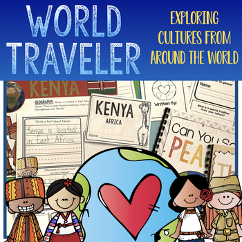 Preview of World Traveler Unit - Explore 23 Countries and Cultures