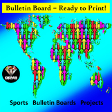 Multicultural PE Bulletin Board Activity - Ready to Print!