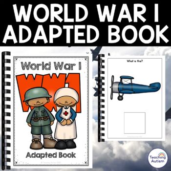 Preview of World War 1 Activities Adapted Book for Special Education