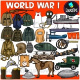 World War 1 Clip Art Set {Educlips Clipart}