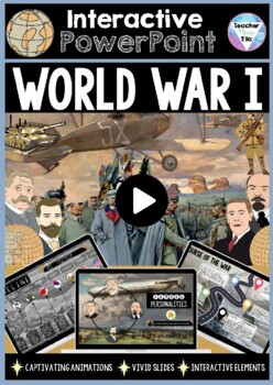 Preview of World War 1 - Interactive PowerPoint - spectacular, captivating & vivid (WW1)