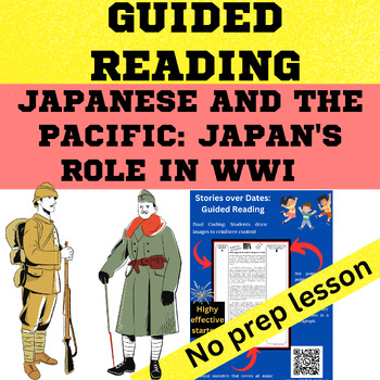 Preview of World War 1 - Japanese and the Pacific Japan's Role in WWI Guided Reading