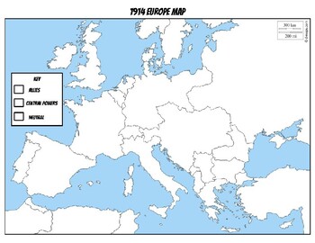 world war 1 map assignment
