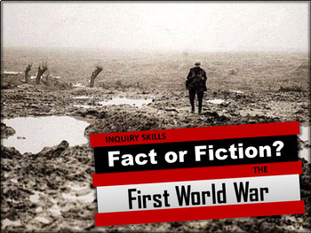 Preview of World War 1 "Fact or Fiction" Investigation - Group Activity, Evaluation, Fun!