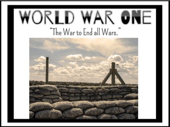 World War 1 Overview Powerpoint by Bethany's Bookshelf | TpT