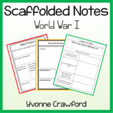 World War 1 Scaffolded Notes Guided Notes | History Worksheets