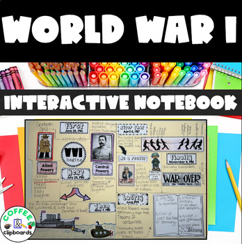 Preview of World War I Interactive Notebook - Scrapbook Activity SS5H2