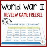 World War 1 Slides Review Game