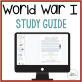 World War 1 Study Guide Activity with Google Slides™