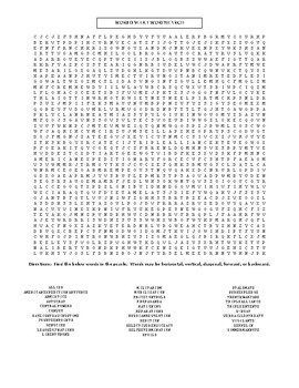 world war 1 word search difficult by quick history tpt