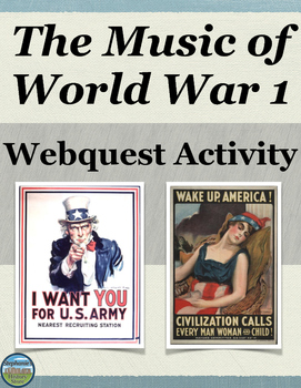 Preview of World War 1 in Music Activity