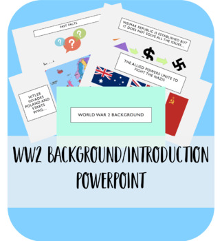 World War 2 Background/Introduction PowerPoint by Miss Key's Classroom
