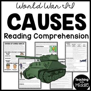 Causes of World War II (2) Reading Comprehension Worksheet ...