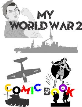 Preview of World War 2 Comic Book Printable