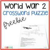 World War 2 Crossword Puzzle Activity