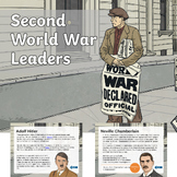 World War 2 D-Day Leaders Lesson Plan and Activity PPT for