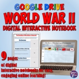 World War 2 Google Drive Digital Interactive Notebook