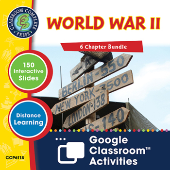 Preview of World War 2 - Google Slides BUNDLE Gr. 5-8
