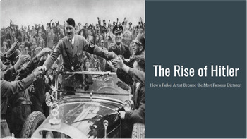 Preview of World War 2-Hitler's Rise to Power[SLIDESHOW] [HANDOUTS][INQUIRY BASED ACTIVITY]