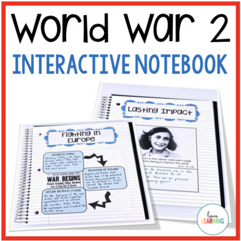 Preview of World War 2 Interactive Notebook