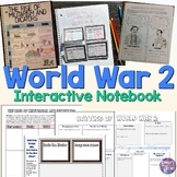 World War 2 Interactive Notebook: Battles, Timeline, Map, 