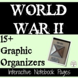 World War 2 Interactive Notebook Graphic Organizers for Wo