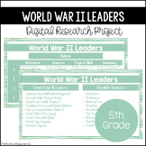 World War 2 Leaders Digital Project | 4th - 8th | For Goog