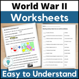 World War 2 Reading Comprehension - Middle School Social S