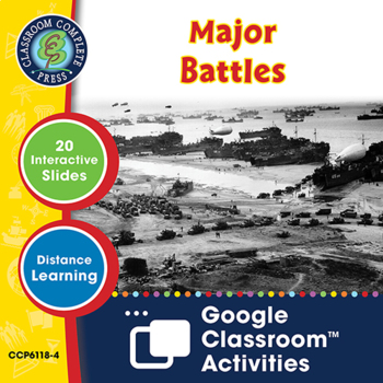 Preview of World War 2: Major Battles - Google Slides Gr. 5-8