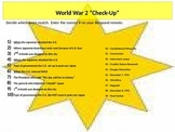 World War 2 Matching Assessment
