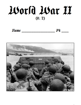 Preview of World War 2 Notes Packet / Holocaust / WW2 (Version 2) (Fill in the Blanks)