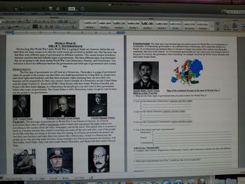 Preview of World War 2 PPT, Guided Notes and Homework